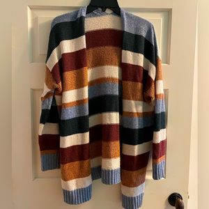 American Eagle Striped cardigan